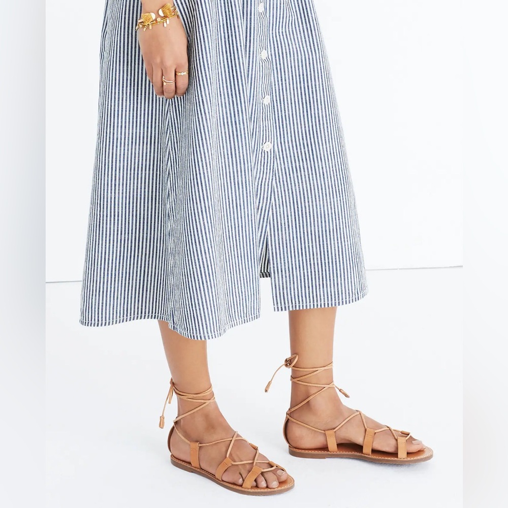 Madewell The Boardwalk Lace-Up Wrap Sandal - Size 7.5 - Picture 12 of 14